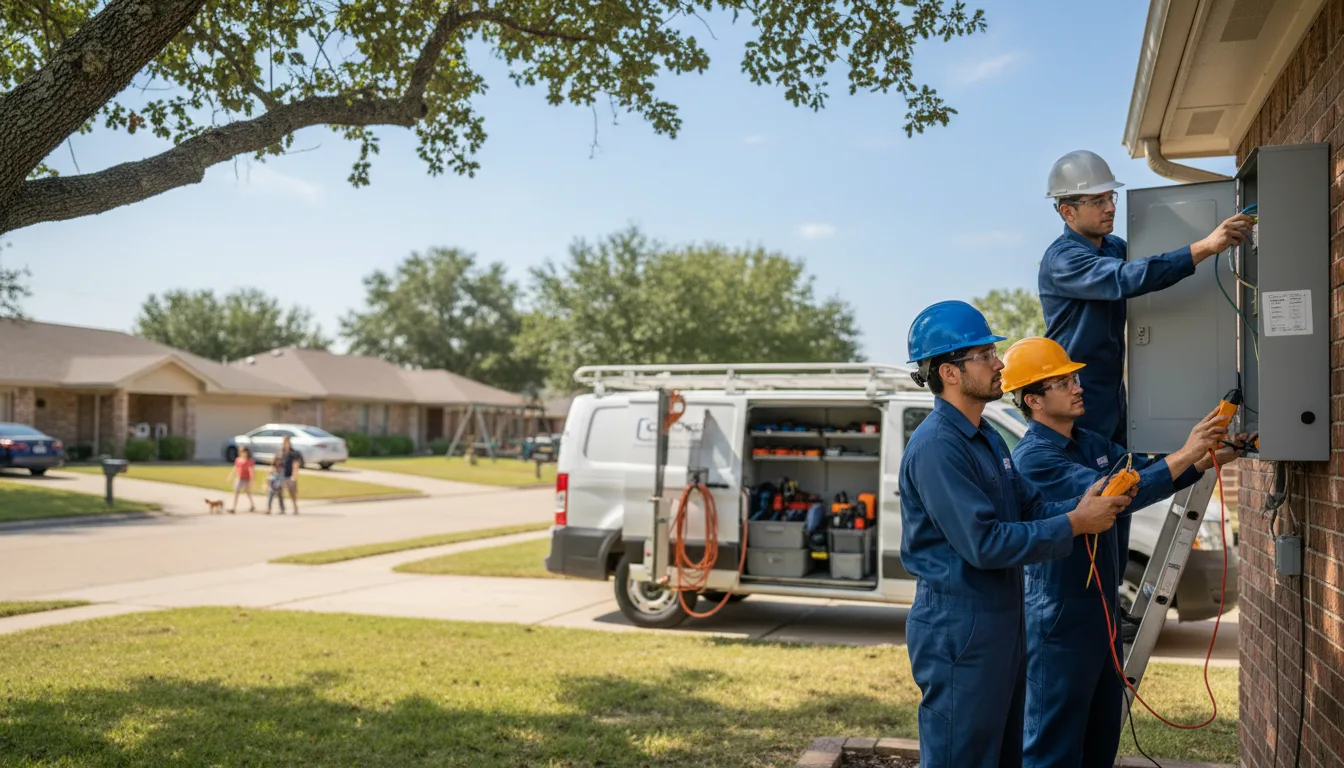 Certified electrician providing emergency electrical services in Hamill, SD